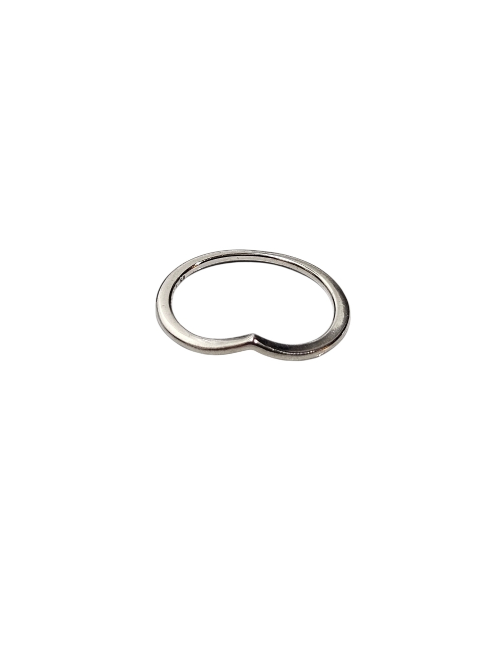 Pandora Sterling Silver Wishbone Ring Size 50